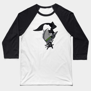 Genji Cute Spray - Overwatch Baseball T-Shirt